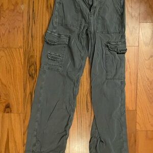 American Eagle Y2K Cotton Wide Leg Stretch Cargo Pants Size 000 Women’s